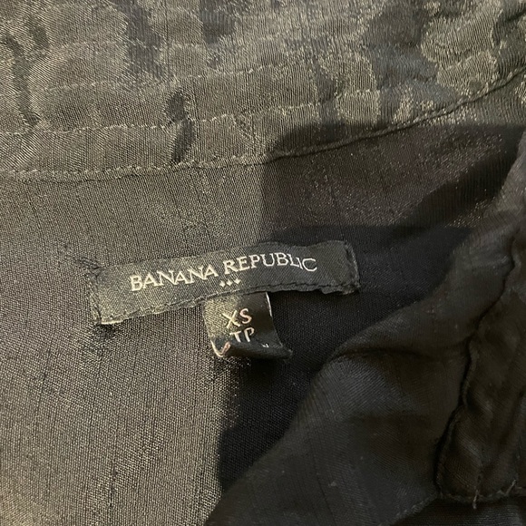 Banana Republic Black Long-Sleeve Dress - Picture 2 of 3